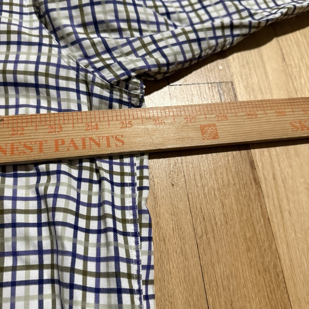 Vintage Ermenegildo Zegna Shirt Mens XXL Plaid  Button Down Classiccore Preppy‎ - Picture 5 of 8